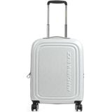 Mandarina Duck Logo-duck suitcases and trolley, eenheidsmaat, Zilveren glitter, 40x55x20(LxHxW), trolley