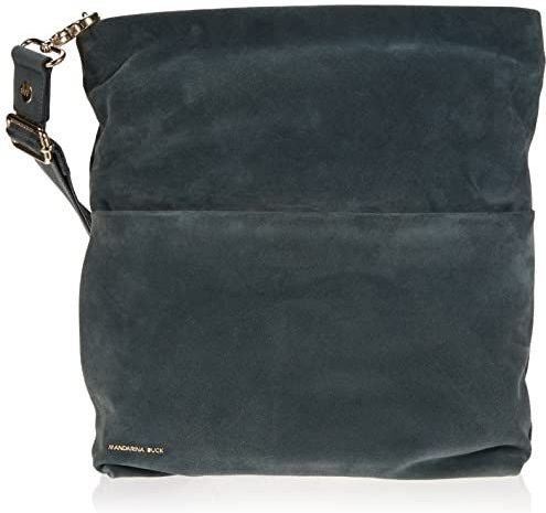 Mandarina Duck Mellow Velvet Crossover, schoudertas voor dames, eenheidsmaat, Balsamic Groen, Eén maat