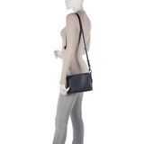 Handtaschen blau Leather Pochette -