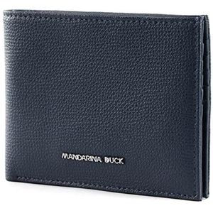 MANDARINA DUCK Leren Kaarthoes Mellow Urban Wallet Avio Donkerblauw