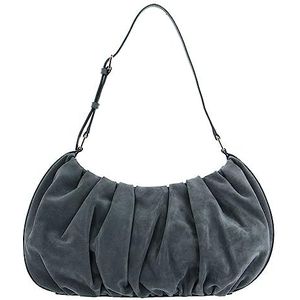 Mandarina Duck Velvet Plisse Hobo, dames, eenheidsmaat, Londen Fog, Eén maat