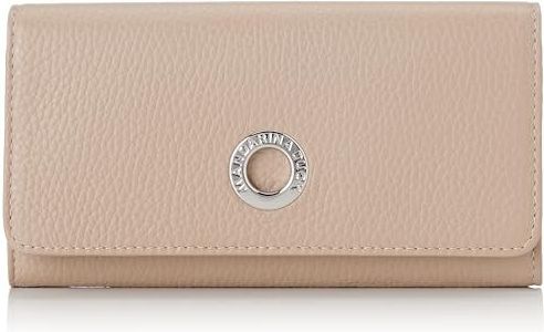 Mandarina Duck Mellow Leather Wallet, reisaccessoires - portemonnees voor dames, Warm Taupe