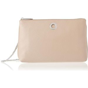 Mandarina Duck Mellow Leather Crossover voor dames, Warm Taupe