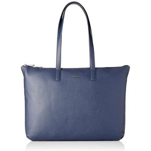 Mandarina Duck Mellow Leather Crossover voor dames, Jurk Blauw