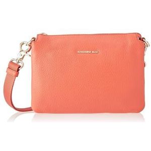 Mandarina Duck Mellow Leather Clutch voor dames, Cayenne