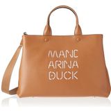 Mandarina Duck Lady Duck Handtas Leer 35 cm caramel cafe