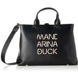 Mandarina Duck Lady Duck Handtas Leer 35 cm black
