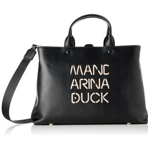 Mandarina Duck Lady Duck Handtas Leer 35 cm black