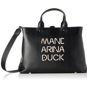 Mandarina Duck Lady Duck Tote voor dames, Zwart