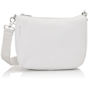 Mandarina Duck Mellow Leather Hobo dames eenheidsmaat, Nimbus Cloud, Eén maat