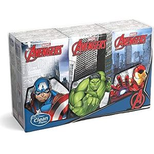 Clean Paper, Zakdoeken ""Avenengers"", pakket, 6 stuks