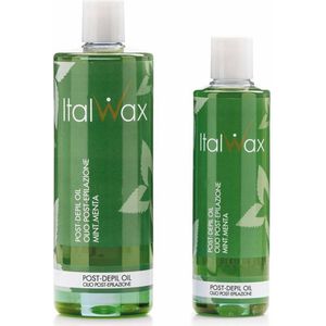 Italwax - After Wax Verzorgingslotion - 250ml - Munt - Hydraterend en Verwijdert Waksresten