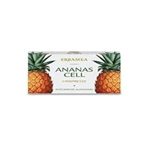 Erbamea Ananas Cell Centella, berk voor cellulitis en waterretentie, meerkleurig, 36 tabletten