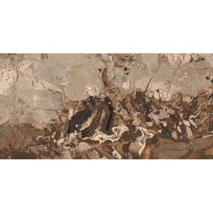 Vloertegel douglas & jones magnum 60x120 cm marmerlook gerectificeerd 6 mm mat jasper rouge