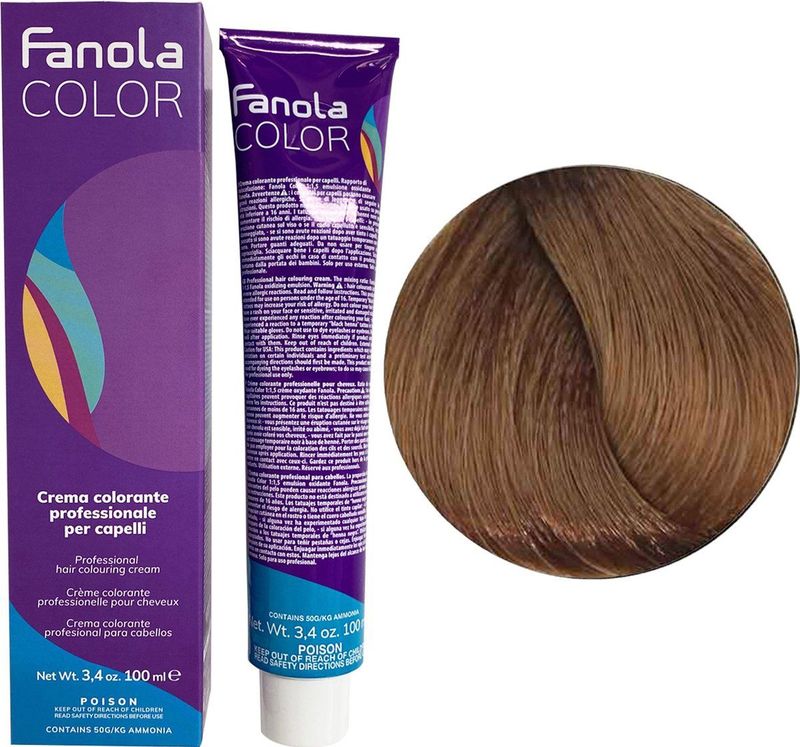 Fanola - Professional Colouring Cream - Haarverf - Licht Blond - Vrij van Ammoniak