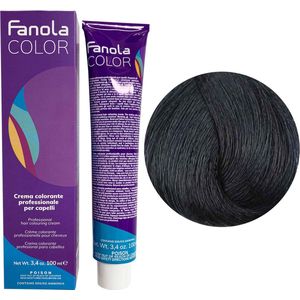 Fanola crema colore Colouring Cream 1.10 Blauw-zwart, 100 ml