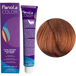 Fanola Kleurverandering Haarverf en haarkleuring Hair Color No. 8,34 Lichtblond goud koper
