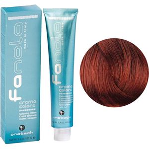 Fanola Kleurverandering Haarverf en haarkleuring Hair Color No. 6,44 Levendig donkerblond koper