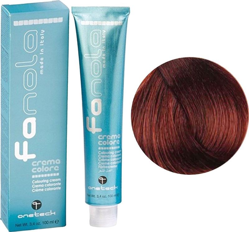 Fanola - Professional Colouring Cream - 5.46 - 100ml - Haarkleuring