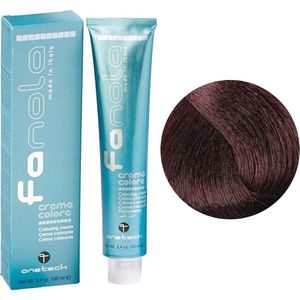 Fanola Kleurverandering Haarverf en haarkleuring Hair Color No. 6,5 Donkerblond mahonie