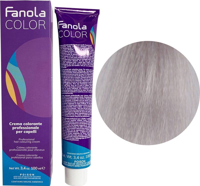 Fanola - Kleurverandering Haarverf - Zilver - 100 ml
