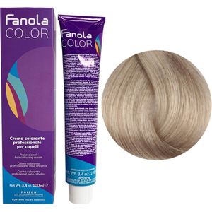 Fanola Haarverf Professional Colouring Cream 10.1 Blonde Platinum Ash