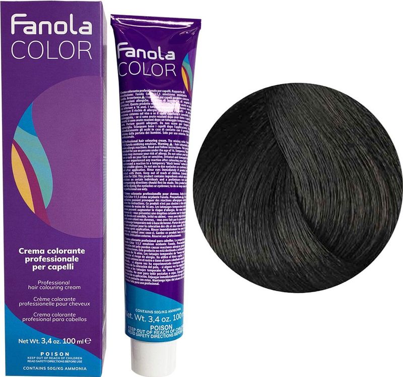 Fanola - Kleurverandering - Haarverf - Lichtbruin - 100 ml