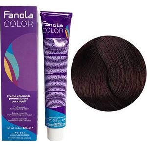 Fanola - Professional Colouring Cream - 4.66 - 100ml - Haarkleuring