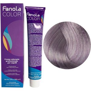 Fanola Crema Color Colouring Cream 10.2 F Blond Platinum Fantasy Violet, 100 ml
