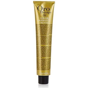 Fanola Oro Therapy 7.0 Blonde haarverf Mahonie 100 ml - Haarkleuring (mahonie, blond, dames, 1 stuk (s), 100 ml, al het haar)