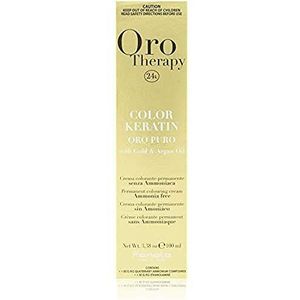 Fanola Kleurverandering Haarverf en haarkleuring Oro Therapy Oro Puro Color Keratin No. 6,1 Donkerblond asblond