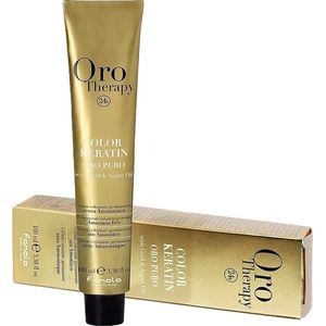 Fanola Haarverf Orotherapy Color Keratin Permanent Colouring Cream 9.13 Very Light Blonde Beige