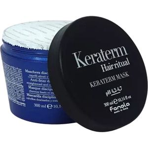 Fanola Keraterm Hair ritueel masker pH 4,2-4,7 anti-frizz disciplining masker, 300 ml