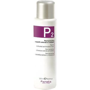 Fanola - Perm Lotion P2 - Haarstyling - Geschikt Voor Gekleurd Haar
