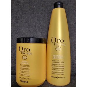 Fanola Oro Therapy 24K Duo Shampoo 1000ml and Mask 1000ml