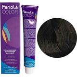 Fanola Kleurverandering Haarverf en haarkleuring Hair Color No. 4,0 Middelbruin