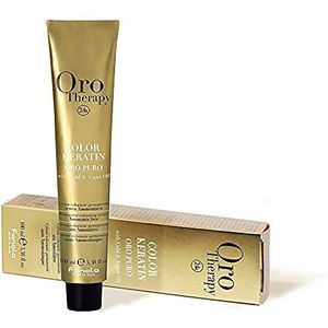 Fanola Kleurverandering Haarverf en haarkleuring Oro Therapy Oro Puro Color Keratin No. 8,00 Lichtblond intensief