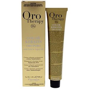 Fanola Kleurverandering Haarverf en haarkleuring Oro Therapy Oro Puro Color Keratin No. 8,14 Noga