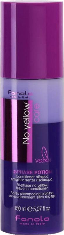 Fanola - No Yellow 2 Phase Potion - Leave-In Conditioner - 150 ml