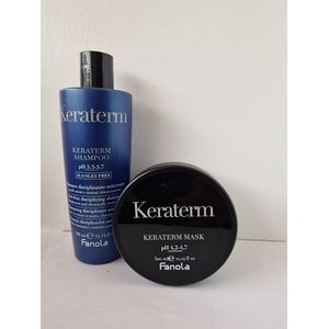 Fanola KERATERM DUO Shampoo 300ml + Mask 300ml