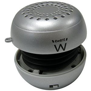 Ewent eBubble Mono draagbare speaker 3W zilver - draagbare luidspreker (1.0 kanalen, 1-weg, 3 W, 160-20000 Hz, bekabeld, micro-USB B)