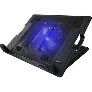 Ewent EW1258 laptop cooling pad 43,2 cm (17") 1000 RPM Zwart