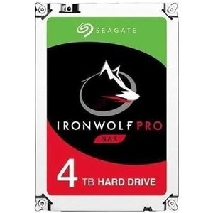 Seagate IronWolf Pro ST4000NE001 – HDD – 4 TB – intern – 3,5 inch – SATA 6 Gb/s – 7200 RPM – buffer: 256 MB – met Piano di Assistenza Recupero Dati di Emergenza di 2 Anni