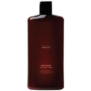 PREVIA MAN Wash Hair + Body + Shave 1 liter