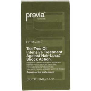 PREVIA Tea Tree Oil Energising Treatment - Packung mit 3 x 8 ml