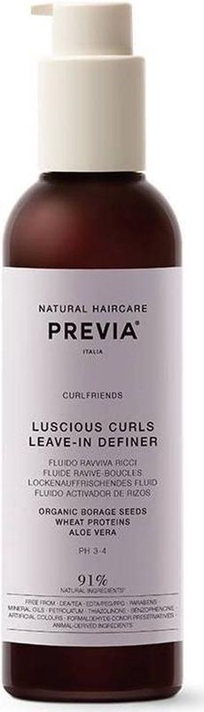 Previa Natural Haircare Curlfriends Luscious Curls Leave-in Definer