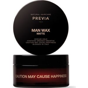 PREVIA MAN Wax Matte 100 ml - Modelleerwas - Sterke Fixatie - Mat Effect