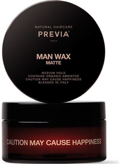 PREVIA MAN Wax Matte 100 ml - Modelleerwas - Sterke Fixatie - Mat Effect