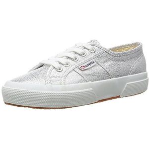 Superga 2750-Lamew dames Lage Top Sneakers Lage sneakers, ZILVER, 39.5 EU