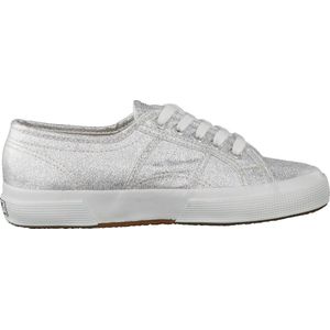 Superga - S001820 - Sportschoenen - Zilver - Stof - Plat - Veters